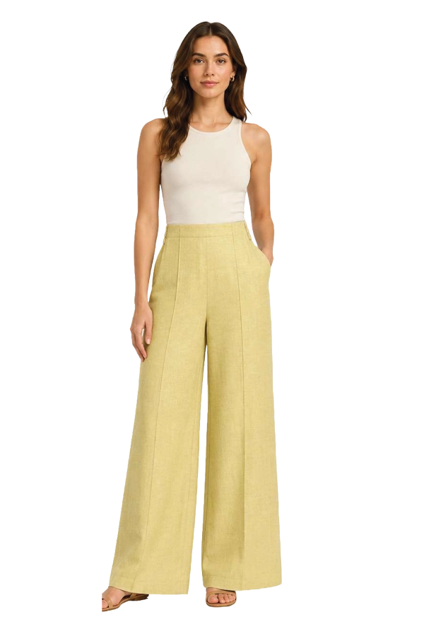 LINEN PALAZZO PANT | STYLE - IXLPLPA04