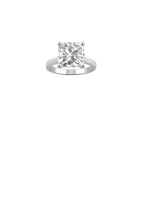 MOISSANITE SOLITAIRE ENGAGEMENT RING.