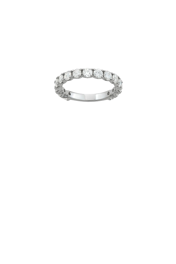 MOISSANITE WEDDING BAND - WOMEN