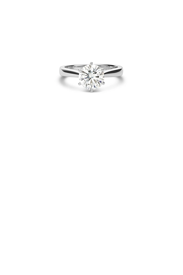 MOISSANITE SOLITAIRE ENGAGEMENT RING