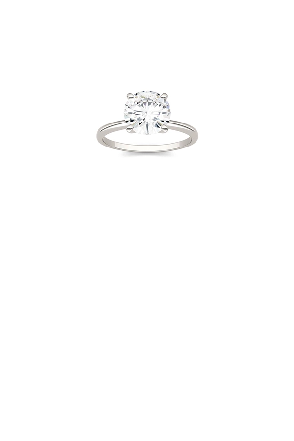MOISSANITE SOLITAIRE ENGAGEMENT RING